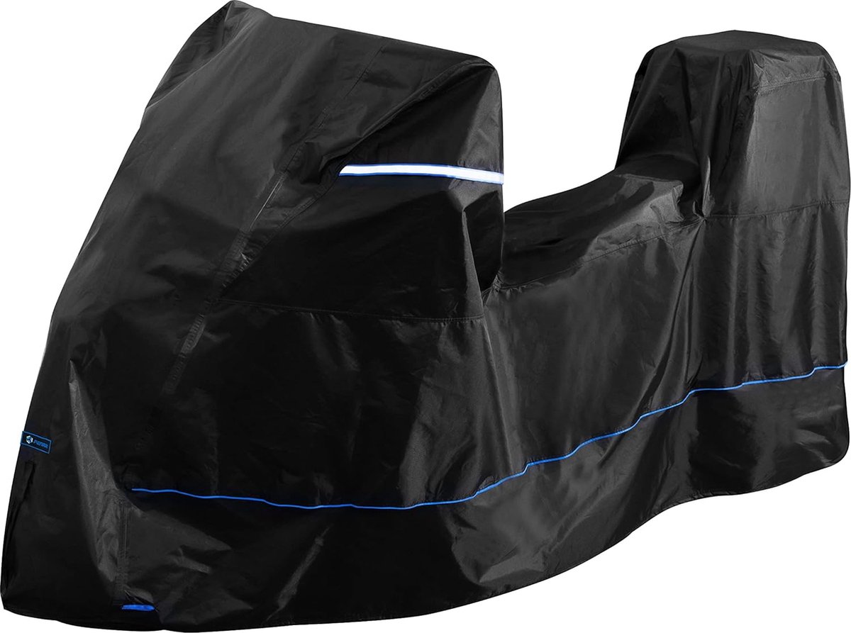 Solacis Motorhoes waterdicht buiten - Motorhoes - Waterdicht - Motorhoes voor buiten - Scooterhoes - Must have voor uw motor!