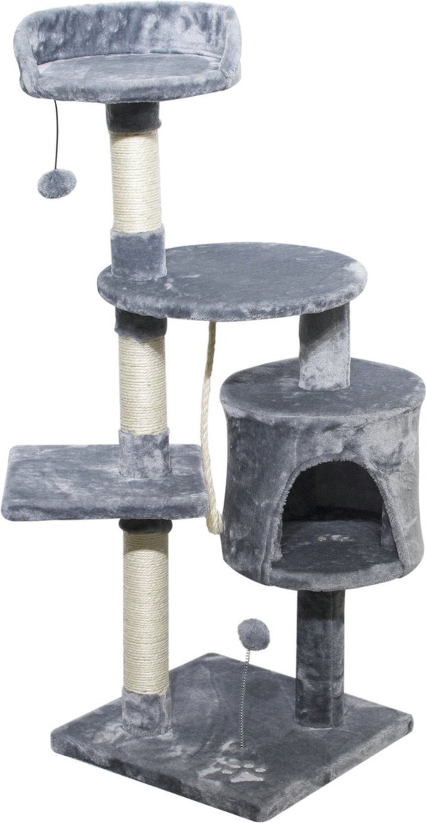 Adori Krabpaal Indy - Krabpaal - 40x40x112 cm Grijs