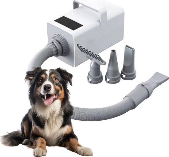 Foto: Lifesupply pb3 0 hondenfohn waterblazer voor honden 2200 w 60 db haardroger hond verbeterde en stille uitvoering