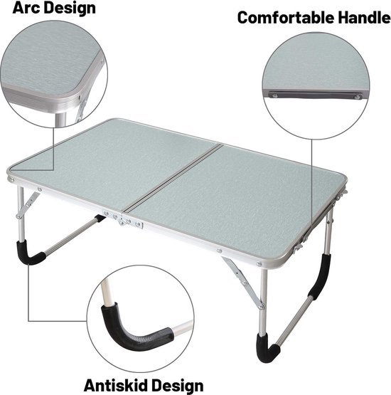 Prosperplast Multifunctioneel ontbijtdienblad met groene tafel, afmetingen ( mm), 515 x 196 x 185, antraciet Prosperplast Multifunctioneel ontbijtdienblad met groene tafel, afmetingen ( mm), 515 x 196 x 185, antraciet