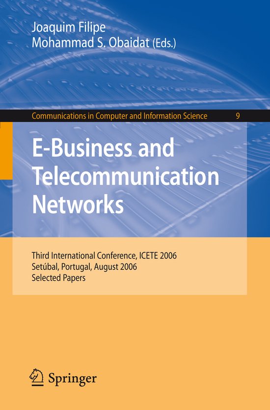 E Business and Telecommunication Networks - cover