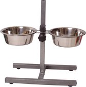 H-Standaard Hamerslag Met Rvs Bakken 21 cm