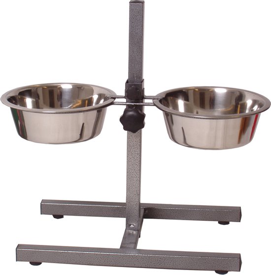 H-Standaard Hamerslag Met Rvs Bakken 21 cm