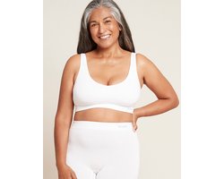 Boody Padded Shaper Crop BH Wit maat S met verwijderbare Pads