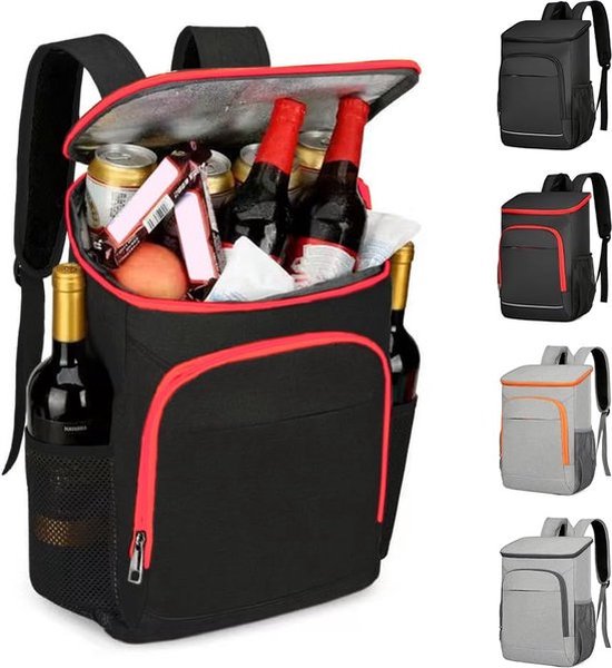 Luxiba - koelrugzak 16 liter koeltas geïsoleerde tas thermische rugzak voor picknick Luxiba - koelrugzak 16 liter koeltas geïsoleerde tas thermische rugzak voor picknick