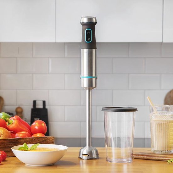 Cecotec Power TitanBlack 1200 XL 0,8 l Staafmixer 1200 W Zwart, Zilver van Cecotec — afbeelding 4