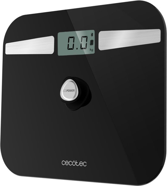 Digital Bathroom Scales Cecotec EcoPower 10200 Smart Healthy LCD Bluetooth 180 kg Black van Cecotec — afbeelding 4