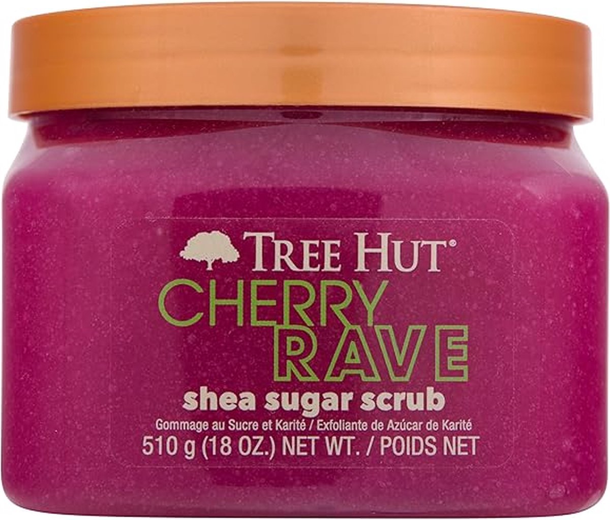 Goedkoopste Tree Hut - Cherry Rave Shea Sugar Scrub - 510g