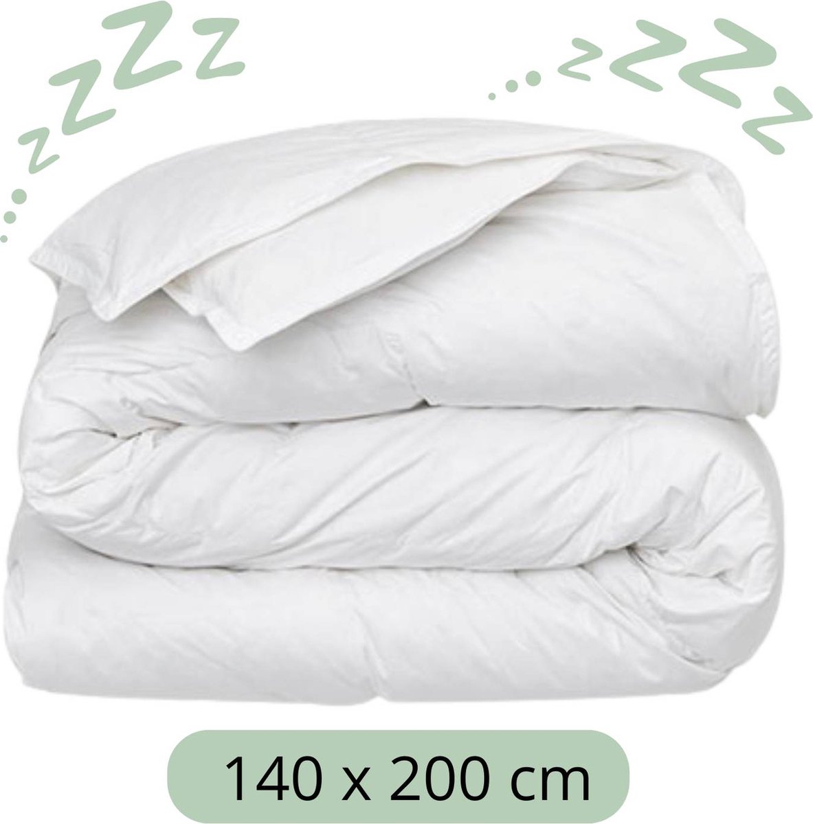 Sleeps Micro 4 Seizoenen Dekbed - Hotelkwaliteit - 140x200 cm - Anti Allergie - Comfort & Ademend - Eenpersoons - Zomerdekbed & Winterdekbed