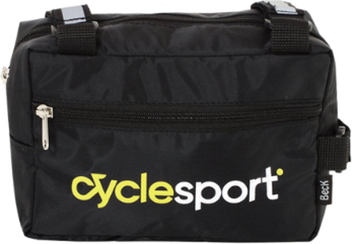 BECK Charger Bag Zwart, met reflectie