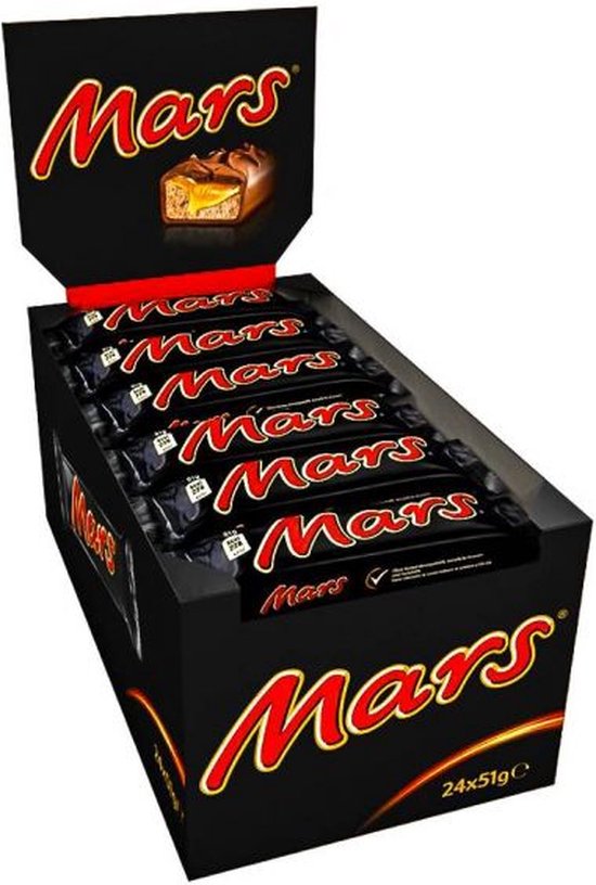 Mars chocolate - 24 stuks - 51 gram