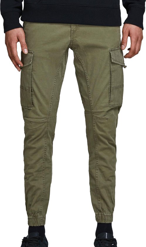 JACK&JONES PANTS STUDIO JPSTPAUL FLAKE CARGO OLIVE NIGHT NOOS Regular Fit