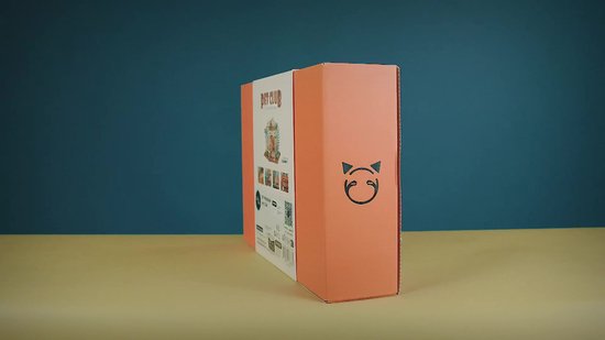 Miniatuur houten poppenhuis, bouwset, doe-het-zelf miniatuur tuinhuis met meubels en ledlicht, knutselcadeau voor volwassenen