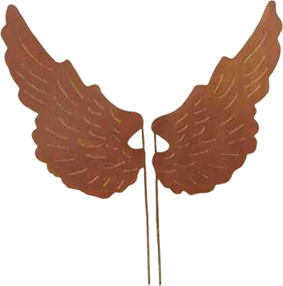Dream-Garden Metalen Engelenvleugels op Stang – 40x20x50 cm -kerst- graf decoratie