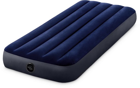 Intex - Matelas pneumatique - Downy Junior Twin - 1 personne - 191x76x22 cm