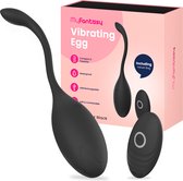 MyFantasy Vibrerend Ei met Afstandsbediening – Vibrators voor Vrouwen - Clitoris Stimulator - Seksspeeltjes voor Koppel - Sex Toys voor Koppels - Kamasutra - Vibrator Tril Ei - Zwart