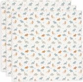 Jollein Hydrofiele Doek Small 70x70cm Roarsome (3pack)