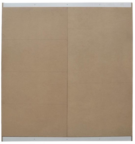 Armoire à portes coulissantes 'Mike' - Finition Sonoma | H197.5 x L182.5 x P52.5 cm - Rousseau - Armoires de chambre à coucher - Brun - MDF|Panneaux de particules - Armoires de chambre à coucher