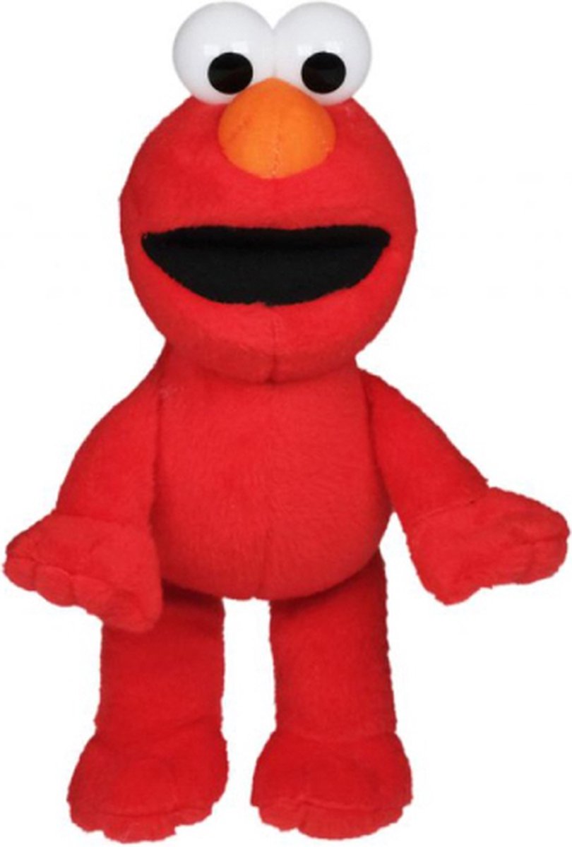 Sesamstraat Elmo Pluche Knuffel 30 cm {Sesamestreet Plush Toy Sesam Straat Speelgoed Knuffeldier Knuffelpop voor kinderen jongens meisjes Cookie Monster Elmo Oscar Mopperkont Bert Ernie Grover}