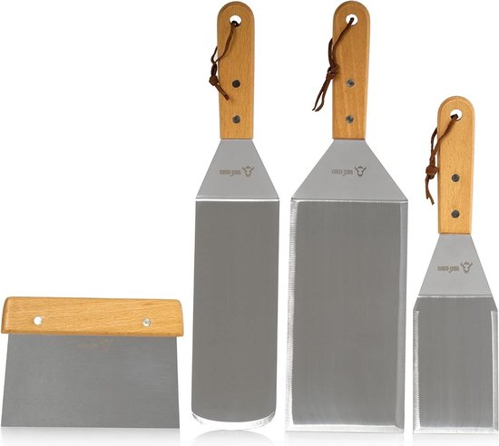 BBQ-Toro Plancha Set mit Grillrost und Grillplatte, 54,5 cm, Gusseisen, 3 Zonen, passend für