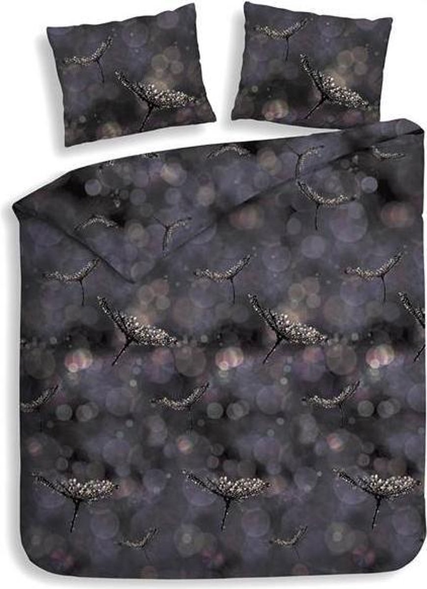 Heckettlane Heckett & Lane Betina - Flanel - Dekbedovertrek - 2 kussenslopen - Night Spring Purple