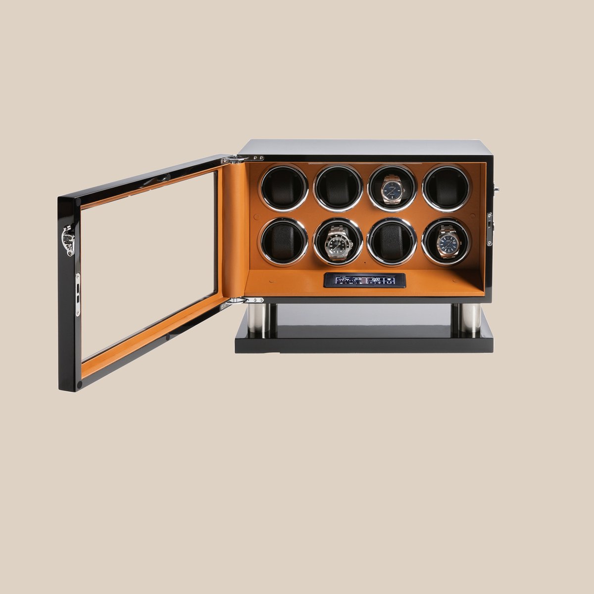 Roogs watchwinder voor 8 horloges