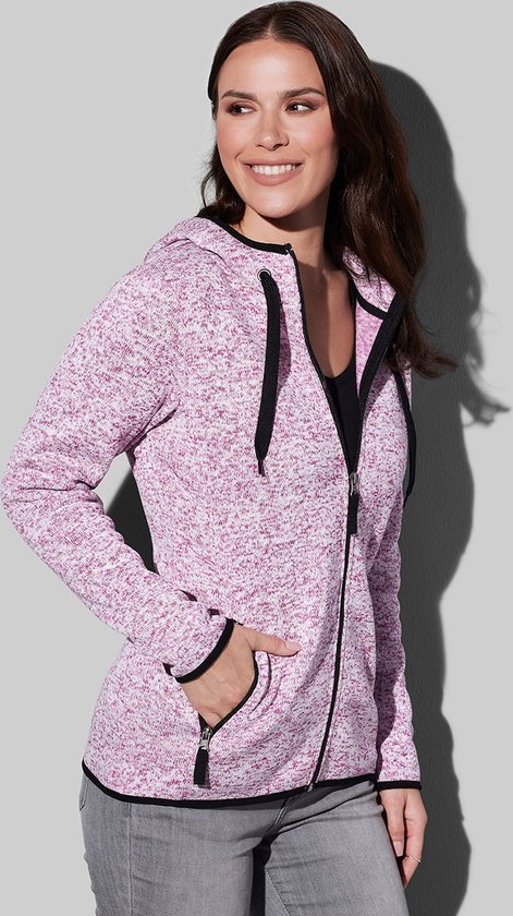 Fleece vest met capuchon hotsell