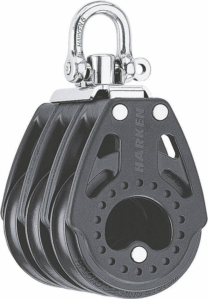 Harken Carbo AirBlocks drieschijfs blok/vortex