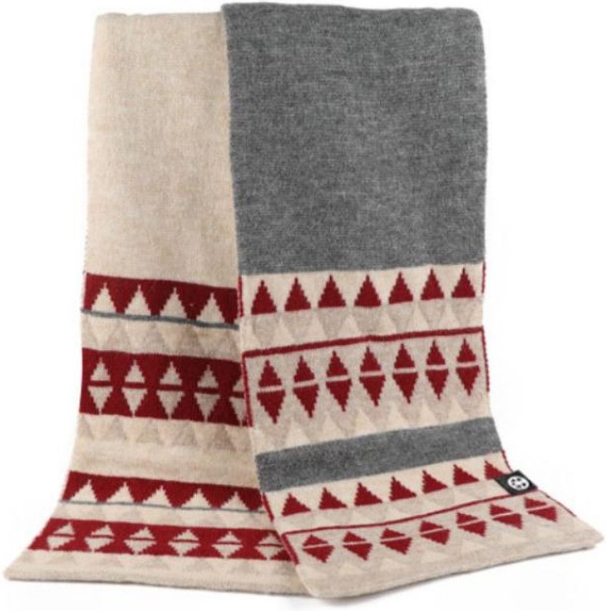 Gebreide muts sjaal handschoenen set 3-delige set winter wol warme koude proof bontbal muts set pluche gebreide muts handschoenen sjaal set dames - rood — cadeau in Mode & Accessoires - foto 3
