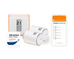 Netatmo Slimme Thermostaat + 2 Slimme Radiatorknop