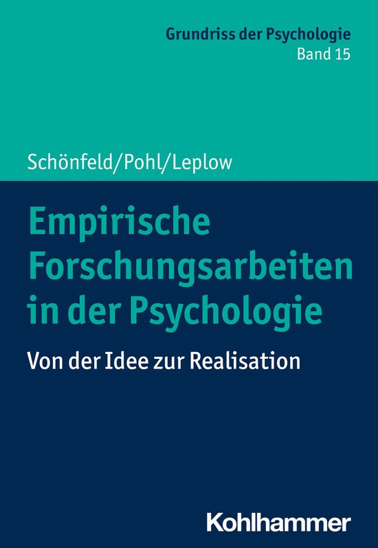 Empirische Forschungsarbeiten in der Psychologie - cover