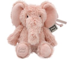 Label Label Elephant Elly Roze 15 cm Knuffel