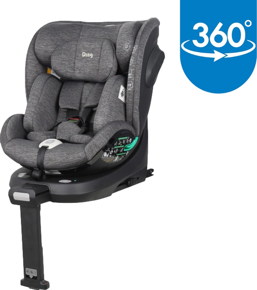 Ding Fynn Grey 40-150cm 360° i-Size Autostoel DI-111925
