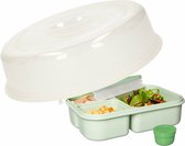 Plasticforte Magnetron deksel - 27 cm - transparant - afdekschaal - magnetronstolp