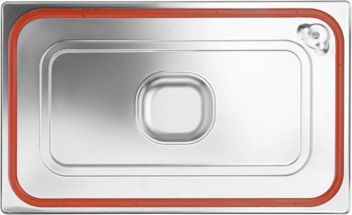 HENDI Deksel voor GN containers – siliconenrand – luchtdichte afsluiting – 530x325 mm