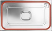 HENDI Deksel voor GN containers – siliconenrand – luchtdichte afsluiting – 530x325 mm