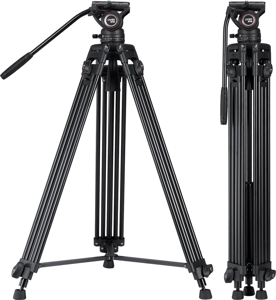 Cayer - BV30 - Heavy Duty Videostatief - 64" - Aluminium - Max. 6 kg