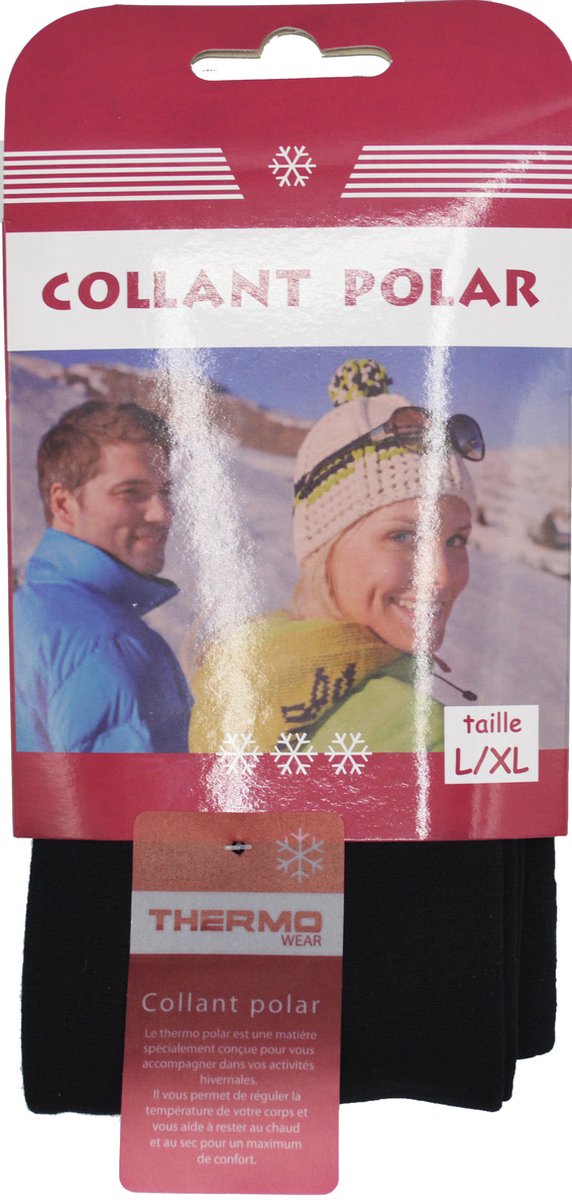 Thermo maillot dames Zwart - Maat S/M - 2 PAAR - SKI - FLEECE PANTY