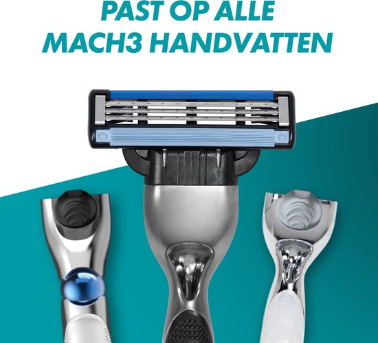 Gillette Mach3 - Scheermesjes/Navulmesjes - 8 Stuks