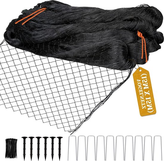 15m X 15m Vogelbeschermingsnet Vogelnet Plantennet Vijvernet Tuinnet Voor Tuin 5 X 5 Cm Grote Gaten