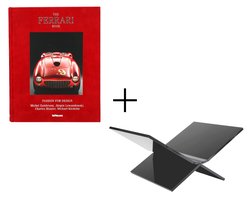teNeues Koffietafelboek Luxe Tafelboek The Ferrari Book & Boekenstandaard Transparant