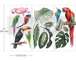 Redesign - Decor Transfer - Tropical Birds