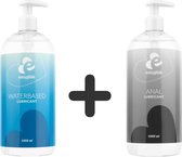 EasyGlide Glijmiddel op Waterbasis - 1000ml met EasyGlide Anaal Glijmiddel op Waterbasis - 1000ml - Glijmiddel Waterbasis - Easyglide - Glijmiddel Anaal - Glijmiddel waterbasisi 1000 ml - Glijmiddel