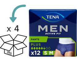 TENA Men Active Fit Medium Pants - 48 stuks - 4 pakken TENA Men Pants Plus