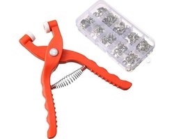 Drukknoop set - 50 stuks - Met tang