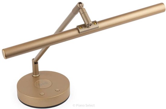 Boston PLM-1000 messing – LED pianolamp – draadloos opladen