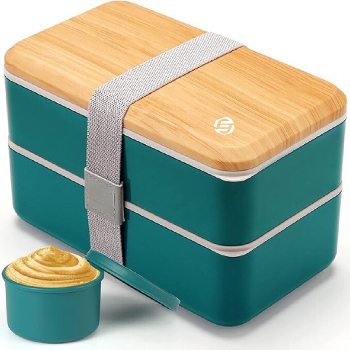 Equivera Lunchbox - Lunch - Trommel - Broodtrommel - Saladebox- Zakelijk, Reizen, School - Back To School - Voor Kinderen - Voor Volwassenen