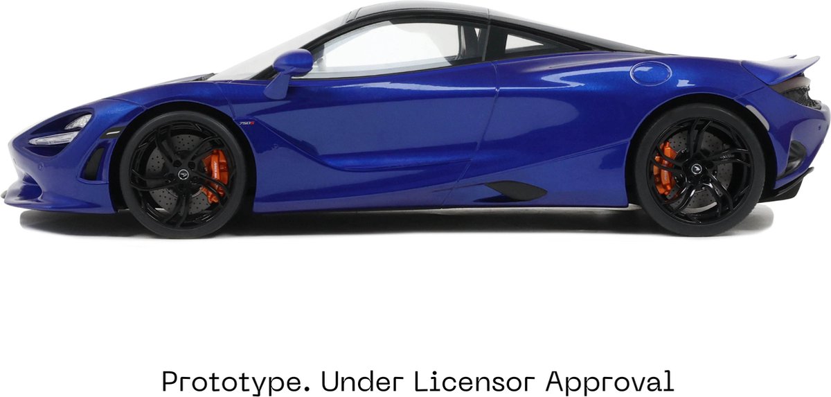 GT SPIRIT 1/18 - McLaren 750S Coupé 2023 (GT458) - Bleu Résine - Neuf