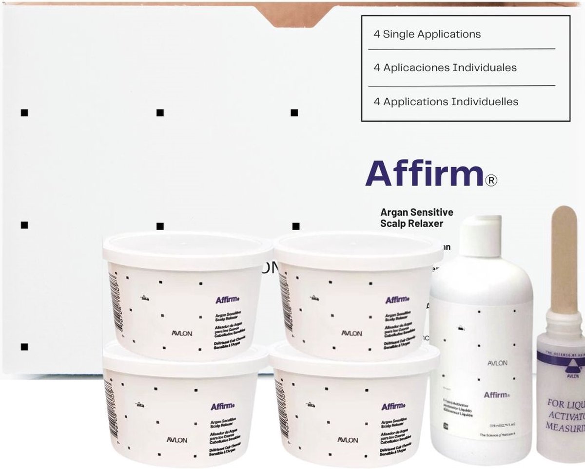Avlon Affirm - Sensitive Scalp Relaxer 4 packs