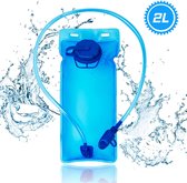 1-Pack Rugzak Waterzak - EVA Waterzak - Incl Slang - Bpa Vrij - Opvouwbare waterzak - Anti-Lek Draaidop En Drinktuit - Geur En Smaakloos - Drinkzak 2L - Universeel - Drinkzak - Drinksysteem - Waterzak - Wandelen / Kamperen / Fietsen - 35.1x17.5cm